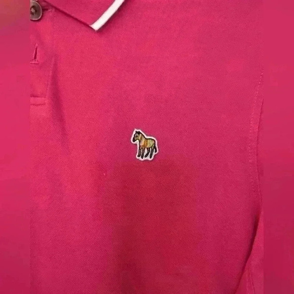 PS by Paul Smith Preppy Pink Men's Polo - size Large+ 1.5 ml travel cologne - Picture 2 of 5